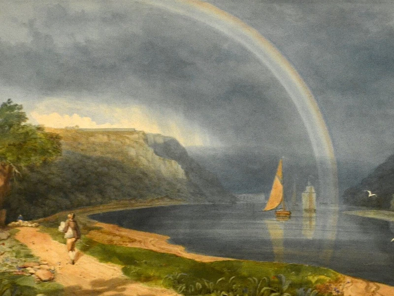 1794-Samuel Jackson - Arcobaleno sull'Avon (c 1825)